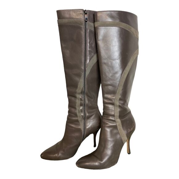 #161 VIA SPIGA Knee High Leather Boots - Picture 1 of 7